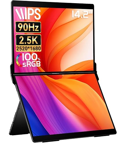 Amazon.co.jp: MyDual デュアルモバイルモニター 14インチ×2画面